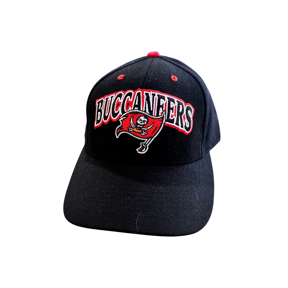 NWT Tampa Bay Buccaneers Lids Four F4 NFL Fitted Hat Black 100% Wool Size 7
